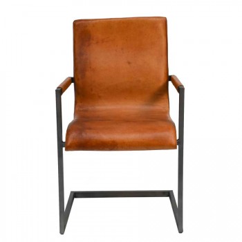 Freischwinger aus Leder 3171