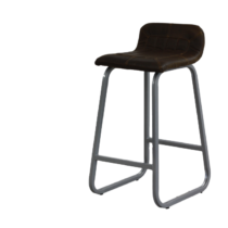 Bar Chair Saddle 80 SQ25 Tobacco 3_clipped_rev_1 Barhocker Vintage