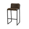 Barhocker Braun mit Lehne